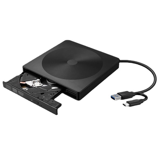 Caja Unidad Óptica Externa Kuymtek USB3.0 Type-C DVD/CD