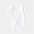thumbnail image 2 of CAUYDY 0-3M 6-9M 12-18M Baby Girls Bodysuit Newborn Clothing Preemie Long Sleeved Romper Fall Winter Infant Girl Cute Pjs Toddler Sleepers Sizes 1-3 Months,Purple, 2 of 4