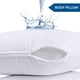 thumbnail image 2 of Utopia Ropa De Cama Protectores De Almohada Impermeables Con Cremallera (Paquete De 2 Blancos) Fundas De Almohada Con Cremallera De Tamaño Corporal Fundas De Almohada A Prueba De Chinches 20 X 54 Pulg, 2 of 5