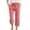 Red, variant on Fashion Essentials Summer Clothing for Women Pants for Women Casual Pants Straight Leg Elastic Waist Beach Pant with Pocket Casual Pants for Women