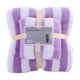 thumbnail image 2 of Juego de toallas de baño de terciopelo para adultos | Toallas de baño y faciales de 2 piezas, suaves y muy absorbentes | Poliéster de secado rápido | Verde, morado, azul, rosa y marrón, 2 of 8