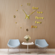 thumbnail image 4 of Reloj de pared DIY 3D sin marco Diseño moderno grande Silencioso Etiqueta de la pared Reloj Autoadhesivo Relojes de pared Creativo Ajustable Sala de estar Hogar y oficina Hermosa decoración Regalo Xemadio LL-0298, 4 of 6