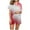 Pink, variant on Chbgutlmr 2 Piece Sets for Women Lapel Neck Button up Short Sleeve Tops Loose Comfy Shorts Gradient Color Outfits