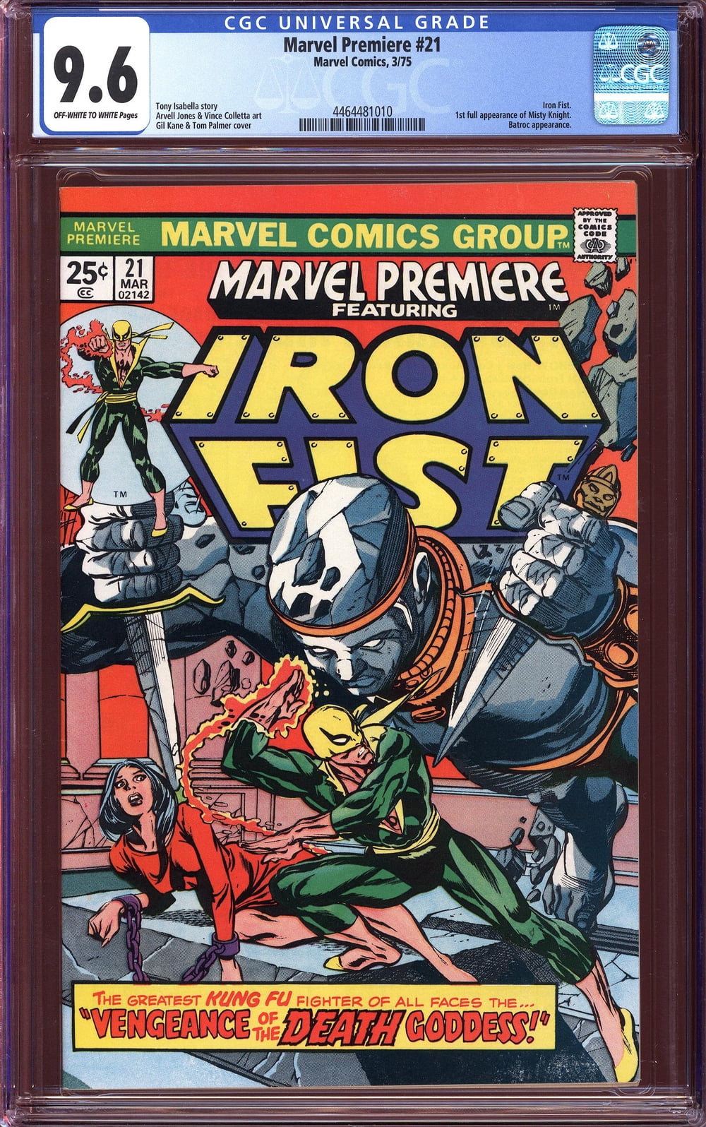 Cover of Marvel Premiere #21