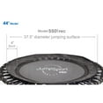 thumbnail image 4 of JumpSport 550f PRO Indoor Lightweight 44 Inch Folding Fitness Trampoline, Black, 4 of 10