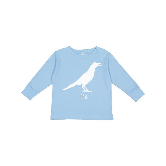Inktastic Country Crow Caw Silouette Boys or Girls Long Sleeve Toddler T-Shirt