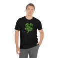 thumbnail image 6 of Leopard Shamrock Shirt | Lucky Four Leaf Clover Shirt | Saint Patricks Day Shirt | Unisex Jersey Short Sleeve Tee, 6 of 10