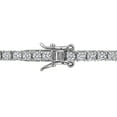 thumbnail image 5 of Everly Women's 6 3/4ct TGW Created Blue & Created White Sapphire Sterling Silver Tennis Bracelet, 5 of 8