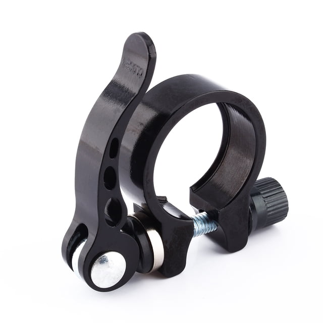 Soporte de tija de sillín de liberación rápida de aleación de aluminio para bicicleta de montaña, abrazadera de sillín MTB de 31,8 mm/34,9 mm
