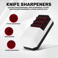 thumbnail image 4 of Electric Knife Sharpener- Knife Sharpeners, 3 Stage Electric Knife Sharpener, 3-Stage, White EU Plug, 4 of 5