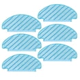 thumbnail image 2 of 6-Pack Striped Robot Vacuum Mop Pads, Washable Reusable Mopping Cloth Replacement Parts for Station Robot Vacuum Cleaners, 2 of 7
