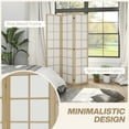thumbnail image 4 of HOMCOM 3 Panel Room Divider, Folding Privacy Screen, 4 of 10