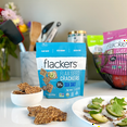 Flackers Organic Sea Salt Flaxseed Crackers, Gluten Free, Non GMO