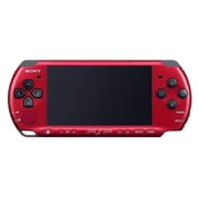 Restored PlayStation Portable PSP 3000 Gaming Console, 32MB, Red/Black