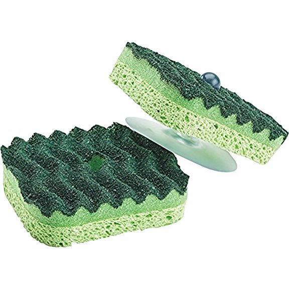 Libman Scrub Sponge with Suction Hanger 1 Set (Pack of 4)