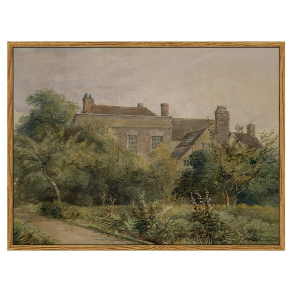 Cuadro mural en lienzo Simsea con paisaje vintage, 30 x 41 cm