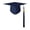 Dark Blue, variant on Graduation Cap Master Grad Cap Unisex High School Grad Hat Adult Graduation Ceremony Caps Mortarboard Caps with Tassel for High School &