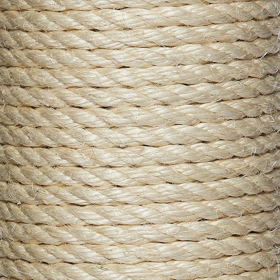 Feline Nuvo Grand Forte Scratching Post, 41 Inches Tall, Heavy-Duty Sisal Post with Wide Base, Thick Brown Faux Fur, for Large and Multi-Cat Households