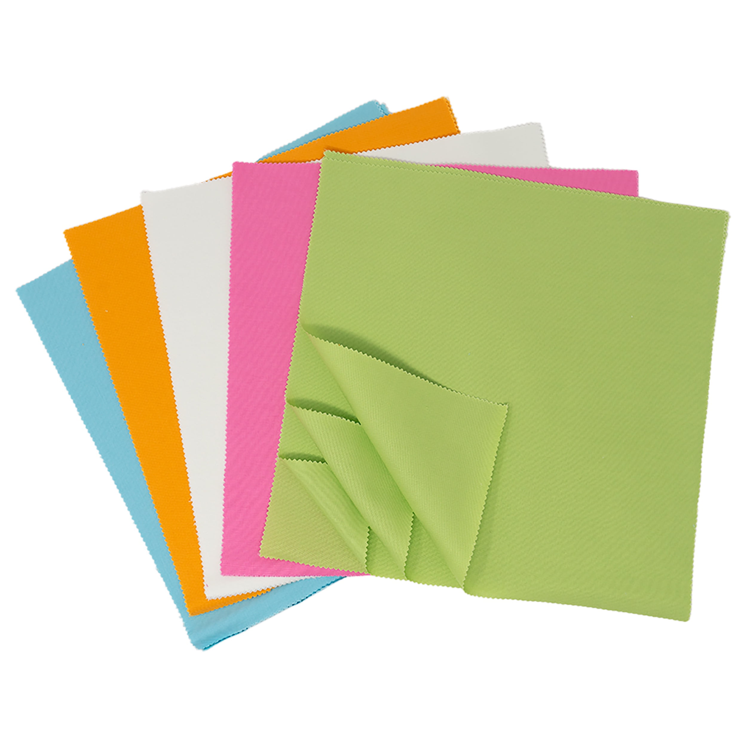 Singer Fabric 100% Cotton Pink Green Spring Solid 10 Inch Square Charm, 20Pc