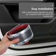 thumbnail image 3 of PAMINGONO 2Pcs Stylish Car Door Sill Guard Sticker Easy Install Anti Collision Bumper Protector, 3 of 6