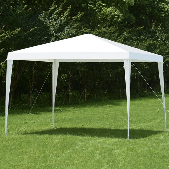 Costway Chapiteau 10'x10 Pieds pour Mariage, Fête, Événement, Auvent, Pavillon, Traiteur, Robuste
