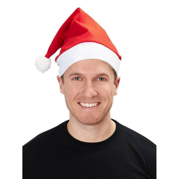 Rubies Red Santa Hat for Adults, Unisex One Size