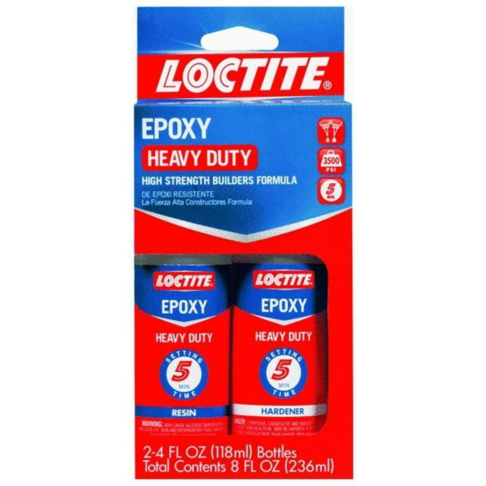 Loctite 1365736 Heavy Duty Epoxy Quick Set 8Fluid Ounce Bottle (3 Pack