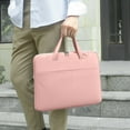 thumbnail image 6 of Laptop Bag, Business Briefcase, Multi-layer Tablet Storage, Polyester, Pink, 16.93x12.60x1.18 Inches,Vsgery, 6 of 9
