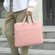 Slim and Lightweight Laptop Briefcase with Multiple Compartments, Professional Office Folder and Tablet Organizer for Business Meetings, Campus Use, and Stylish Commuters