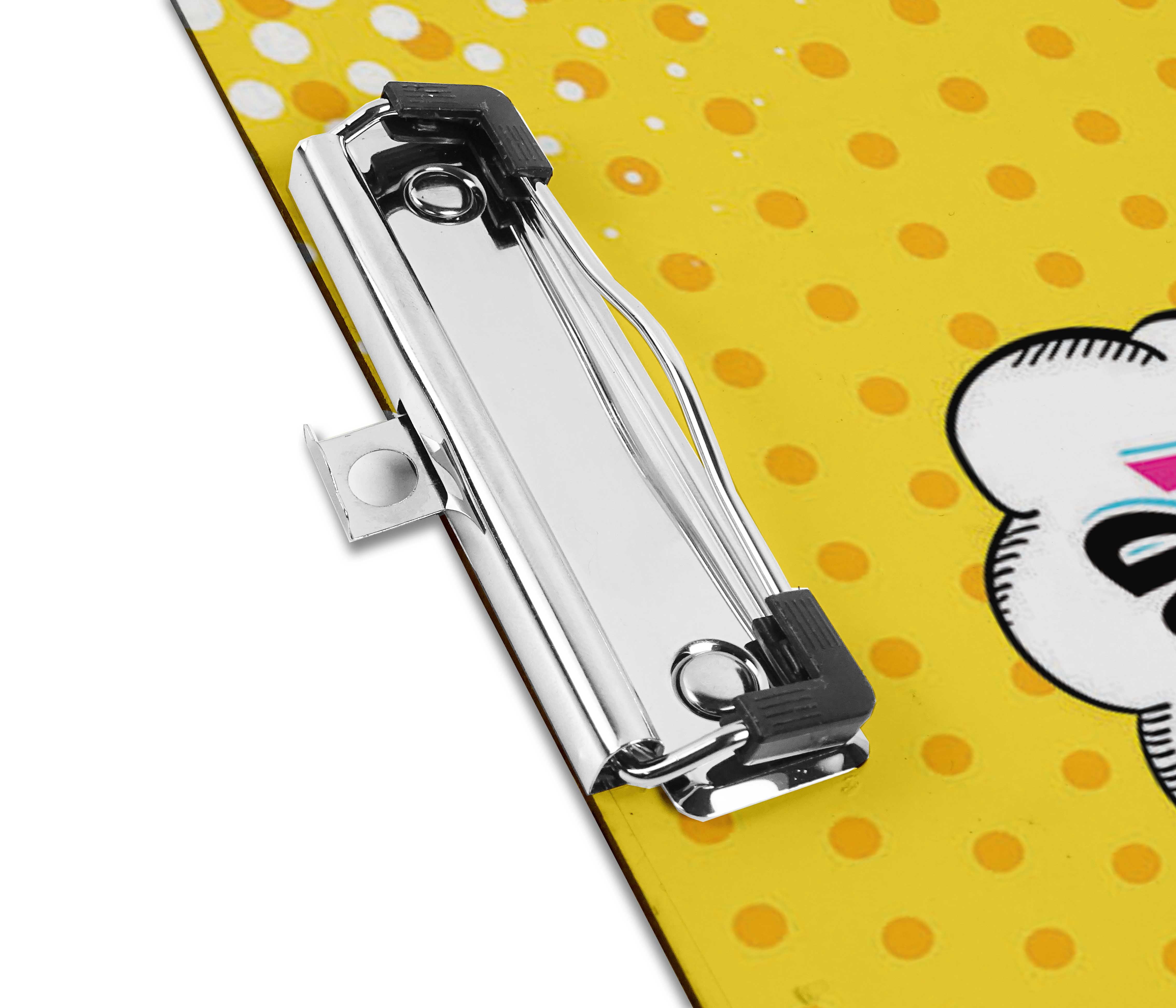 Inkdotpot Dry Erase Double Sided Clipboard Feminist Pop Art Printed Paperboard Clipboard With Free Marker & Duster