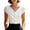 P748 White, variant on Tfken Tshirts For Women Short Sleeve Summer V-Neck Tees Tops Slim Fit Casual T-Shirts Ladies Classic Clothes Outdoor Size L Black