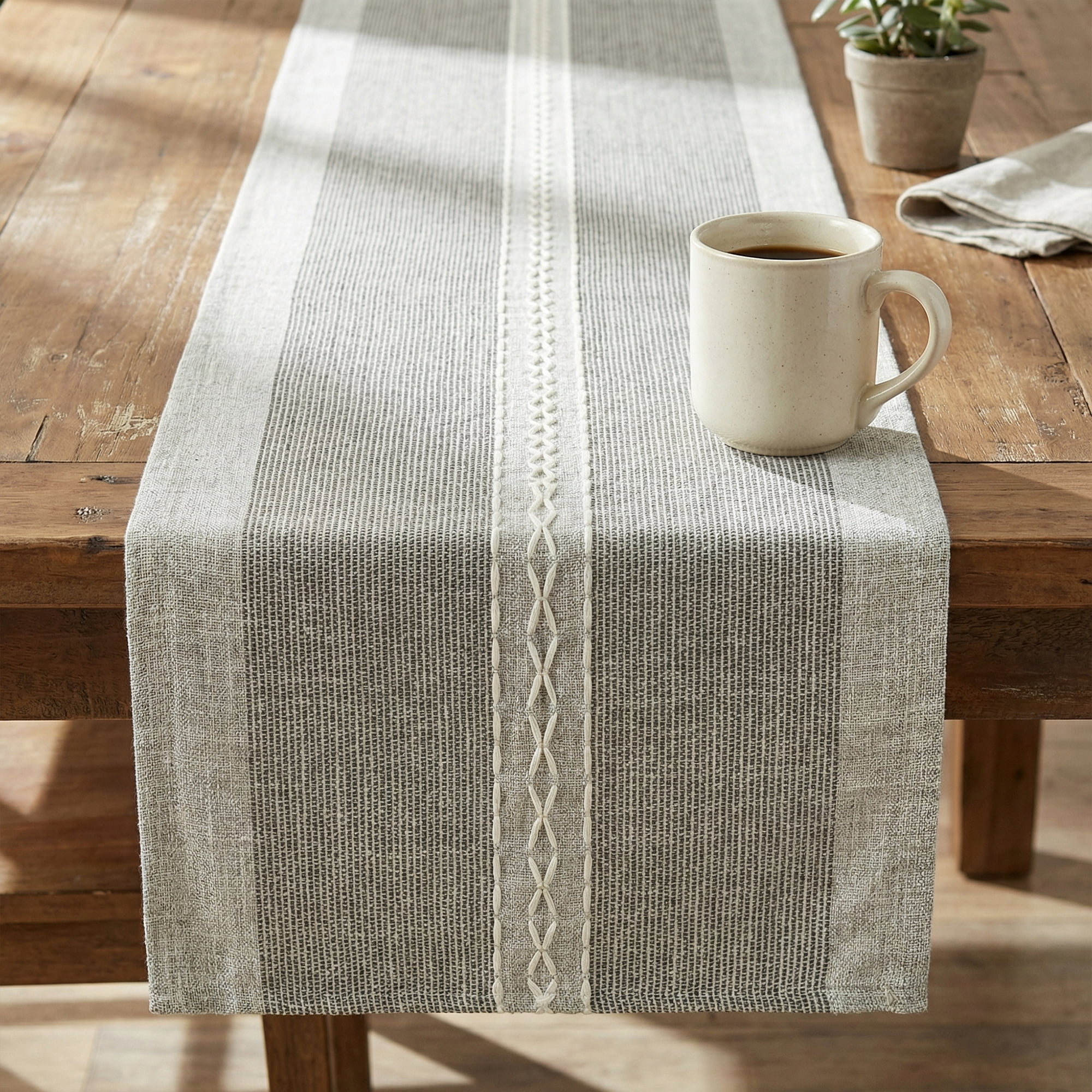 Unique Bargains Birthday Decorations Long Kitchen Runner Gray 13x63in