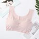 thumbnail image 5 of Sujetador de talla grande de seda de hielo Invisible sin costuras, sujetador de realce para mujer, lencería Sexy con cuello en U, almohadillas para sujetador, ropa interior Bralette, 5 of 5