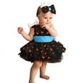 thumbnail image 4 of Rhuody Girls' Halloween Dresses Sleeveless Kids Caveman Hallowmas Crewneck Cartoon Prints Dress Basic Clothing, 4 of 4