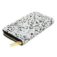 thumbnail image 3 of Premium Vegan Leather Animal Print Continental Zip Around Wallet, 3 of 4
