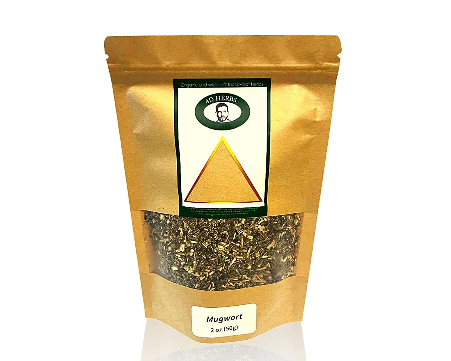 4D Herbs Dried Mugwort Leaves, Natural Mugwort Herb Tea with Dried Artemisia Vulgaris Leaves – 4 ...