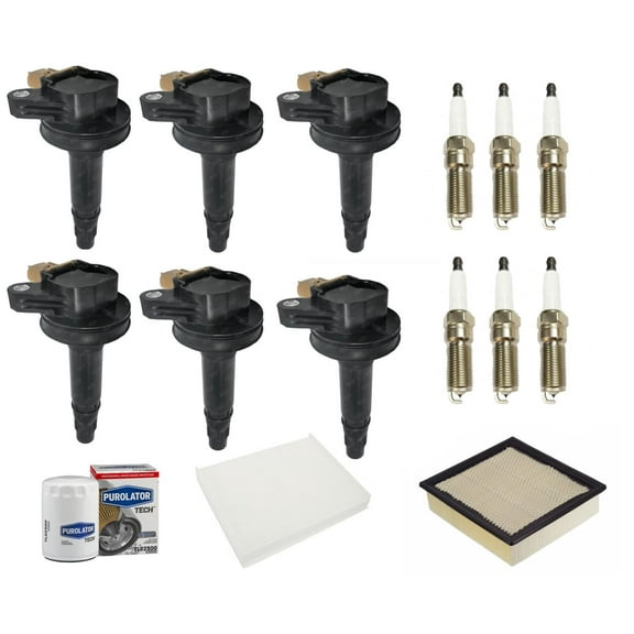 Direct Ignition Coils Platinum Spark Plugs for 15-16 Ford F150 with 3.5L Turbo