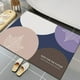 thumbnail image 5 of Alfombrilla de baño con estampado de letras simples, superabsorbente, antideslizante, para entrada, baño, sala de estar, alfombrillas de diatomeas, 5 of 5