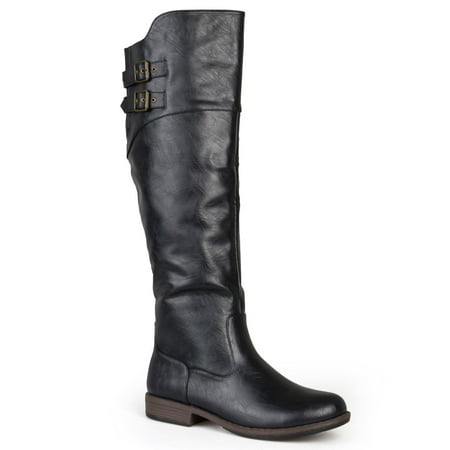 Journee Collection Tori Women's Knee-High Boots Color: Black Size: 6