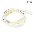 thumbnail image 3 of Uxcell 150cm 3 Pin LED Integrated Tube Cable Link Cords T4 T5 T8 Lamp Connecting Wire 5 Pack, 3 of 5