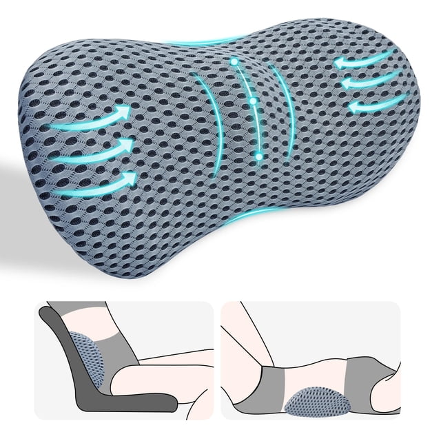 Almohada de soporte lumbar de espuma viscoelástica transpirable kasney