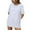 White, variant on Timegard Summer Tops for Women Crewneck Short Sleeve Loose Comfy Oversized Casual Workout Tee Shirts