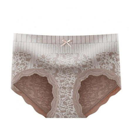 

Xmarks Women Light Control Full Cover Lace Briefs Panties 88-159.5LBS