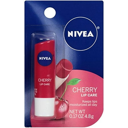 Nivea Lip Care A Kiss Of Flavor Stick, Cherry, 0.17 Ounce