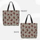 thumbnail image 2 of Easygdp Leopard Print Rose Bolsa Tote para Mujer, Bolso de Hombro para Trabajo, Playa, Viajes, Compras y Supermercado, 2 of 7