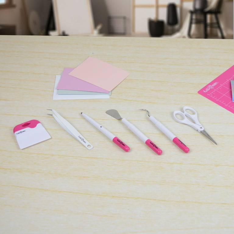 Hello Hobby Vinyl Die-Cutting Accessory Tool Kit Pink, 5