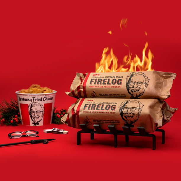 KFC® Limited-Edition 11 Herbs & Spices Firelog by Enviro-Log®