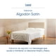 thumbnail image 2 of Juego de Sábanas de Algodón tipo Satín Luuna, Sábanas de Cama Frescas y Resistentes, Queen Size blanco Queen Size, 2 of 8