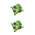 thumbnail image 3 of Decodeary Soft And Comfortable Chair Cushion Pad For Any Chair Cloth Square Chair Cushion Seat Cushion Pad Chair Pad Breathable Tropical banana leaf 2Set, 3 of 6