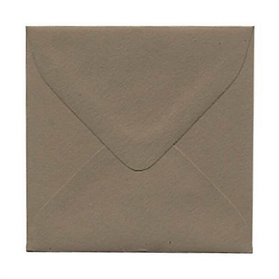 JAM Paper 3.1x3.1 Envelopes, Simpson Kraft Recycled, 100/Pack